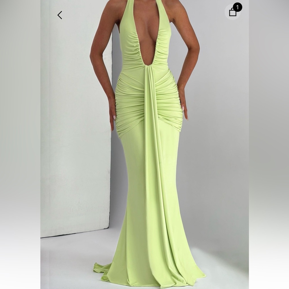 BABYBOO Rosetta Lime Dress